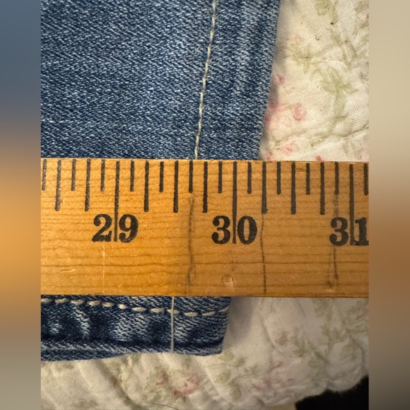 Miss Me Blue Boot Cut Jeans with Rhinestone Embellishments - Picture 11 of 11